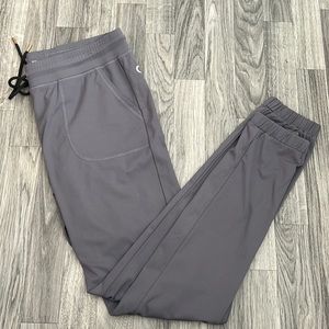 Zyia Active size large. Dark Gray Peak Zipper Joggers (Long) 31"